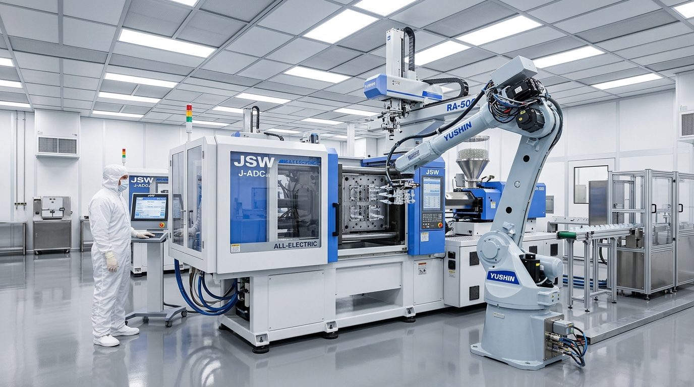 Precision injection molding machine controller running multi-stage velocity and packing pressure profiles